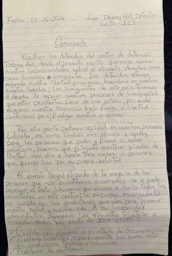 Page 1 of Don’t Give Up: A Letter From Delaney Hall