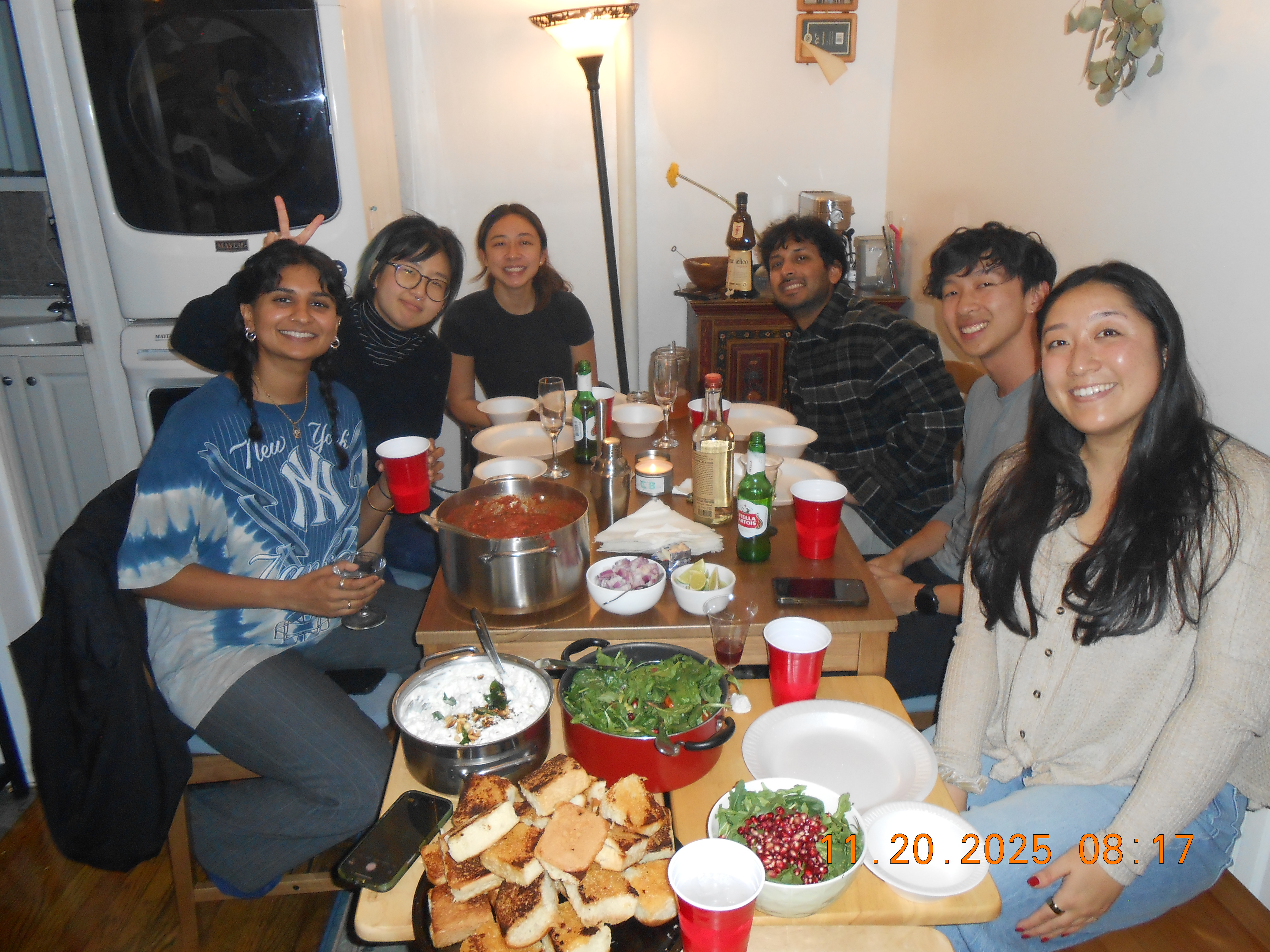 Our dinner setting from Thanksgiving 2025