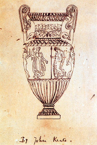 Illustration of a grecian urn by John Keats