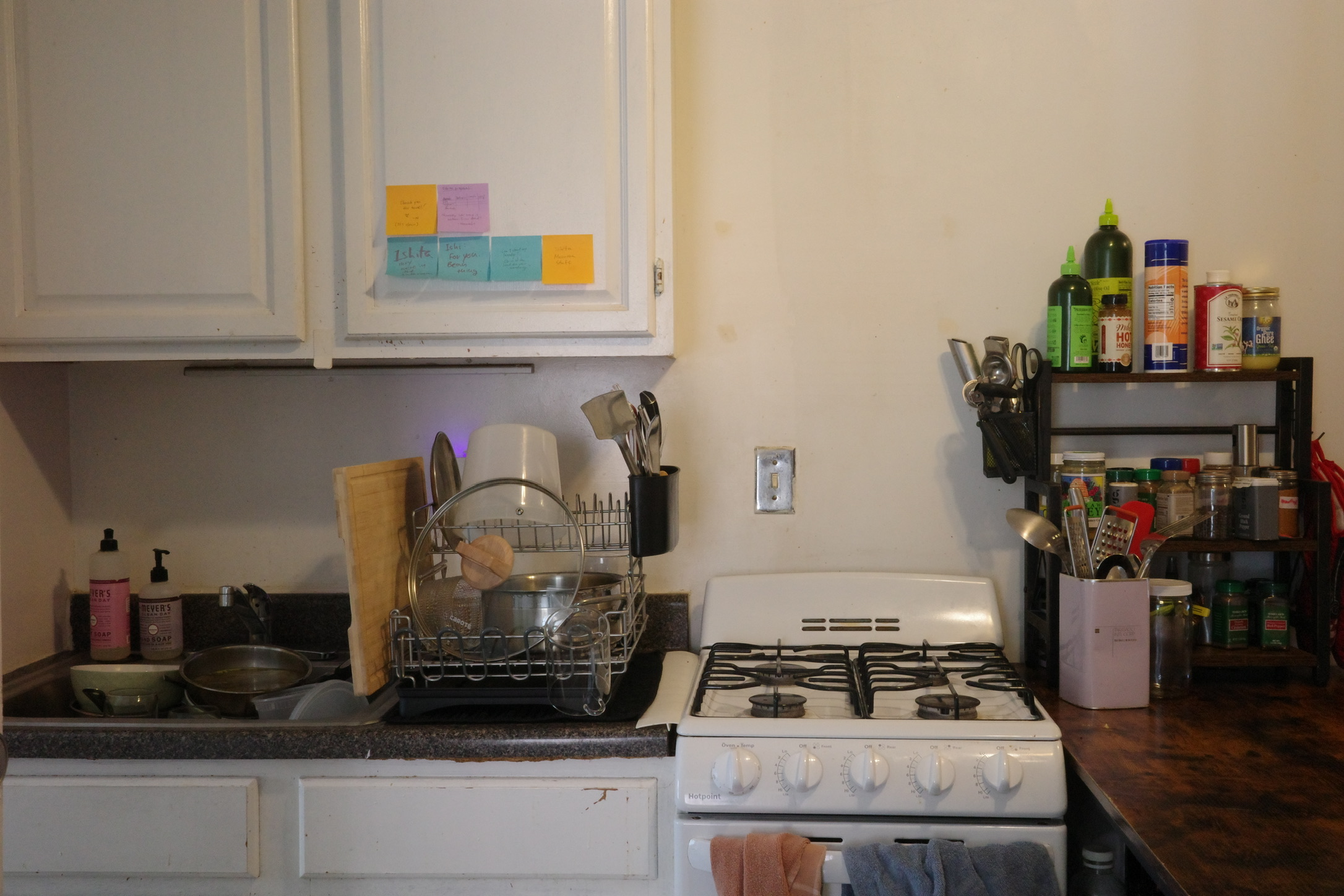Photo of our kitchen, where the steamed eggs are made